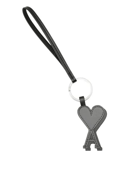 Portachiavi con logo in pelle AMI PARIS | UKR331AL01260219